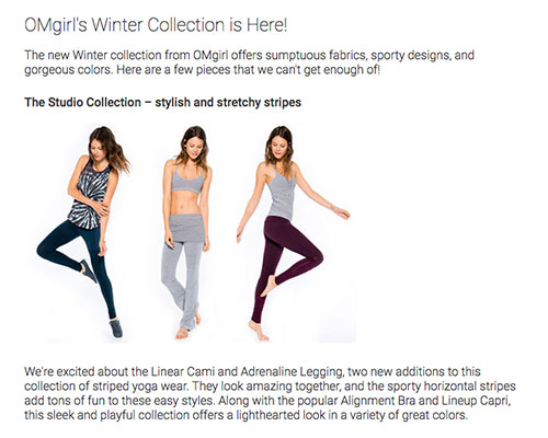 Blog: Omgirl's Winter Collection